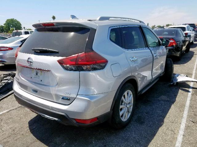 5N1ET2MT0HC813678 - 2017 NISSAN ROGUE SV H SILVER photo 4