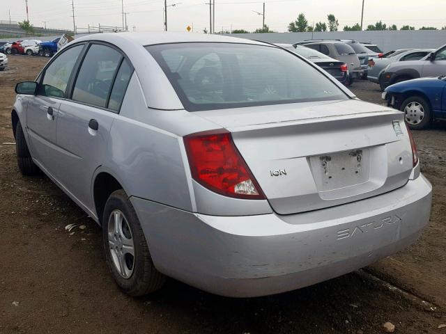 1G8AF52F74Z203979 - 2004 SATURN ION LEVEL SILVER photo 3