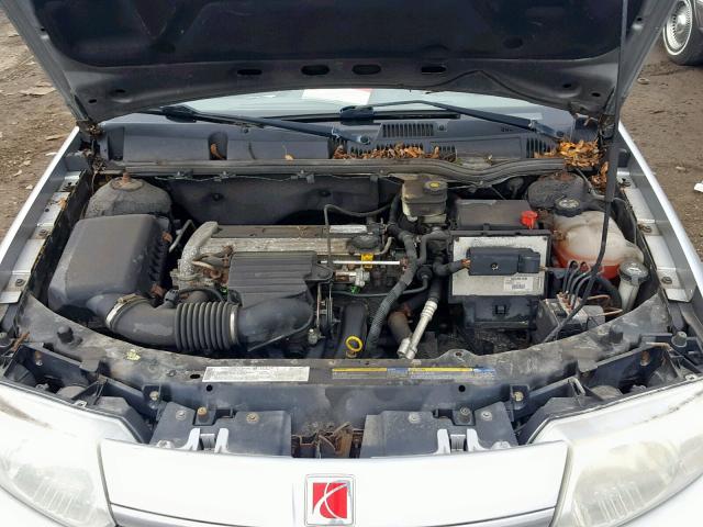 1G8AF52F74Z203979 - 2004 SATURN ION LEVEL SILVER photo 7