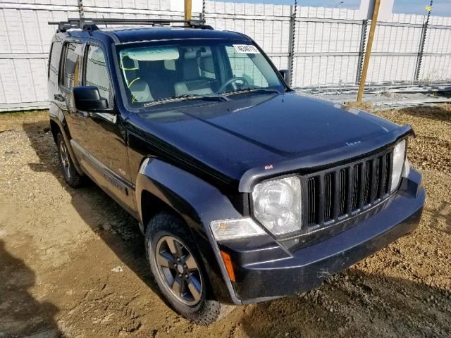 J8GN28K38W190198 - 2008 JEEP LIBERTY SP BLACK photo 1