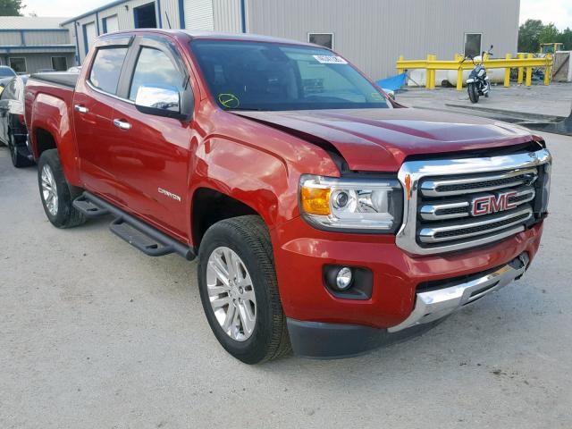 1GTG6CE31F1131457 - 2015 GMC CANYON SLT RED photo 1