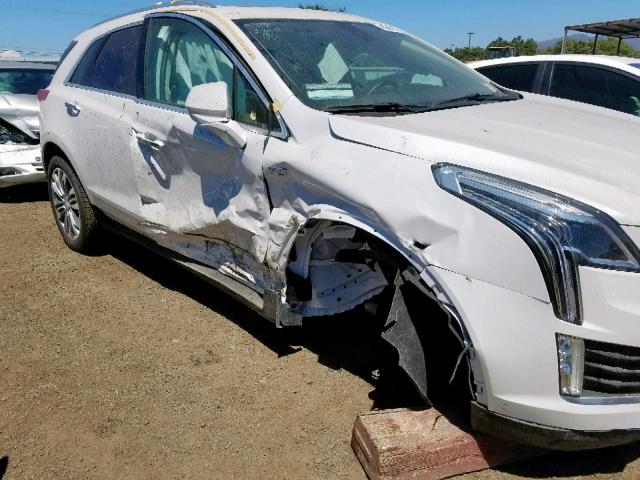 1GYKNCRS5KZ102242 - 2019 CADILLAC XT5 LUXURY WHITE photo 9