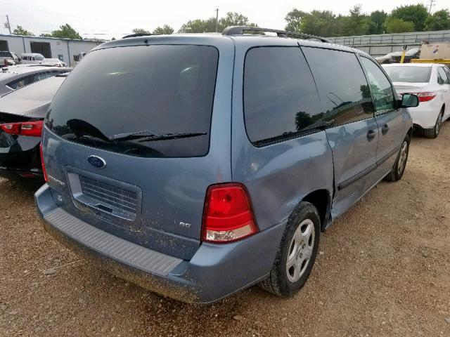 2FMZA516X4BA12922 - 2004 FORD FREESTAR S BLUE photo 4