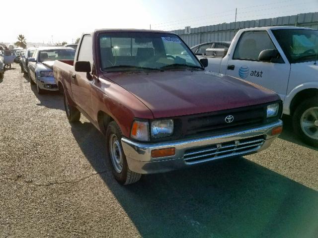 4TARN81A7PZ077738 - 1993 TOYOTA PICKUP 1/2 RED photo 1