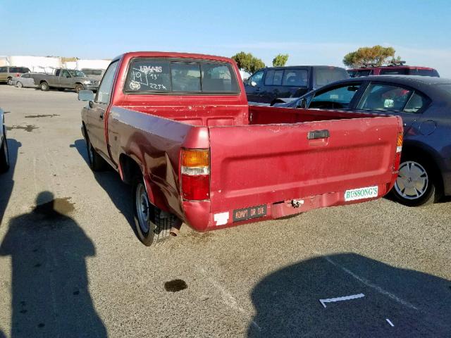 4TARN81A7PZ077738 - 1993 TOYOTA PICKUP 1/2 RED photo 3