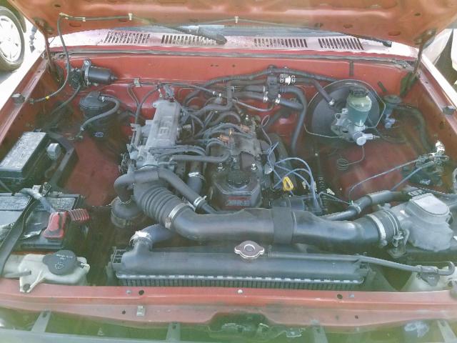 4TARN81A7PZ077738 - 1993 TOYOTA PICKUP 1/2 RED photo 7