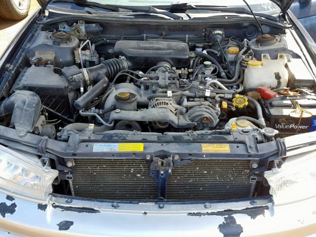 4S3BG6858X6653013 - 1999 SUBARU LEGACY OUT BLUE photo 7