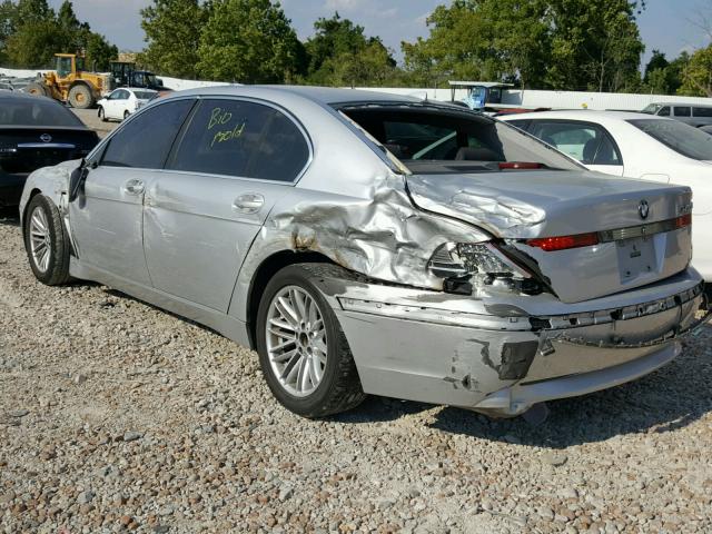 WBAGN634X3DR15529 - 2003 BMW 745 LI SILVER photo 3