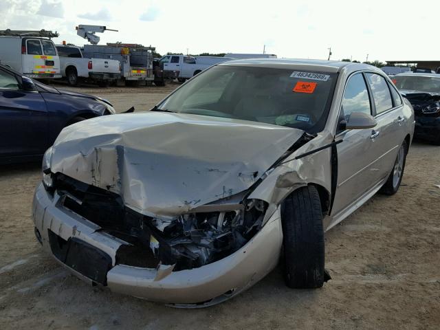 2G1WC5E31C1240564 - 2012 CHEVROLET IMPALA LTZ BEIGE photo 2