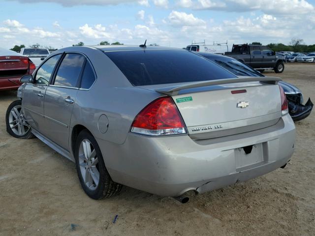 2G1WC5E31C1240564 - 2012 CHEVROLET IMPALA LTZ BEIGE photo 3