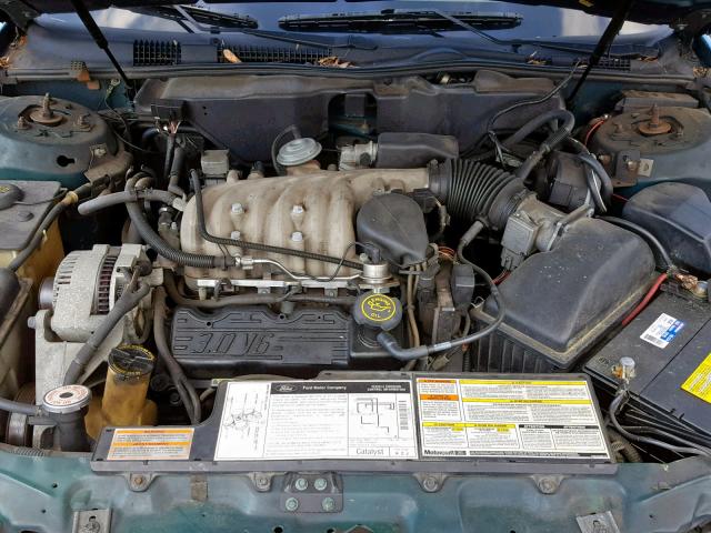 1FALP57U3RA264793 - 1994 FORD TAURUS GL GREEN photo 7