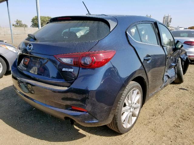 3MZBN1L70HM103188 - 2017 MAZDA 3 TOURING BLUE photo 4