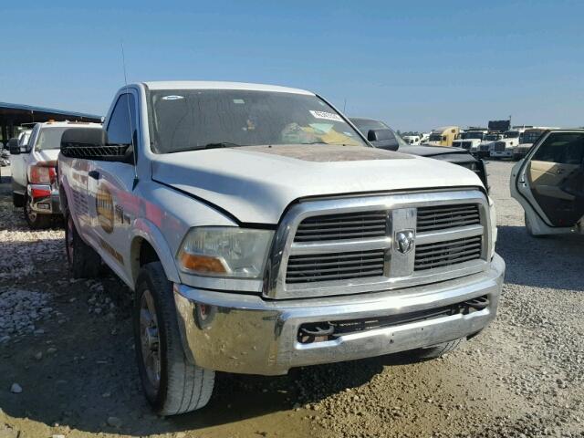 3C6LD4AT4CG134423 - 2012 DODGE RAM 2500 S WHITE photo 1