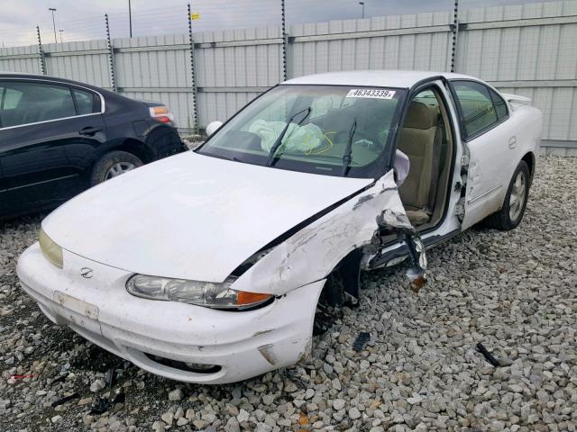 1G3NL52E6YC324857 - 2000 OLDSMOBILE ALERO GL WHITE photo 2