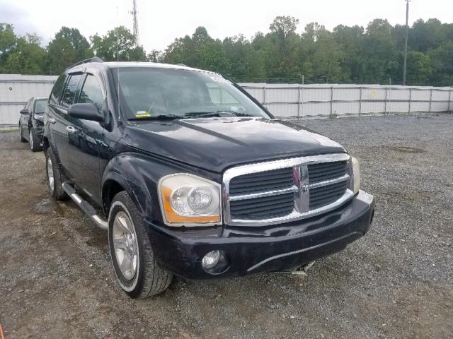 1D4HB38N44F136720 - 2004 DODGE DURANGO ST BLACK photo 1