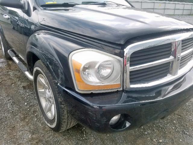 1D4HB38N44F136720 - 2004 DODGE DURANGO ST BLACK photo 9