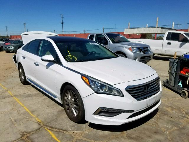 5NPE34AF3FH094412 - 2015 HYUNDAI SONATA SPO WHITE photo 1