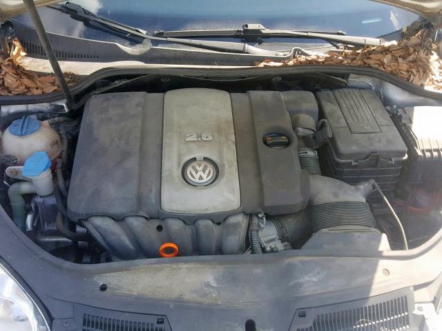 3VWEF71K87M127404 - 2007 VOLKSWAGEN JETTA WOLF GRAY photo 7