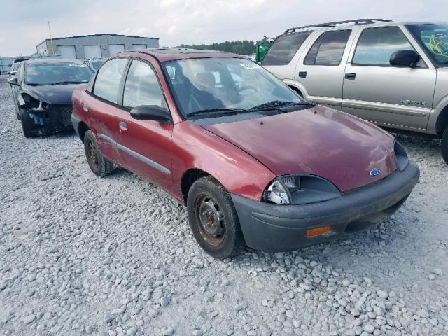 2C1MR5296S6787933 - 1995 GEO METRO BASE BURGUNDY photo 1