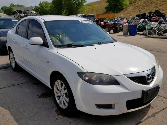 JM1BK12F881834064 - 2008 MAZDA 3 I WHITE photo 1