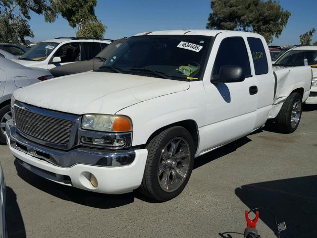 2GTEC19T341195411 - 2004 GMC NEW SIERRA WHITE photo 2