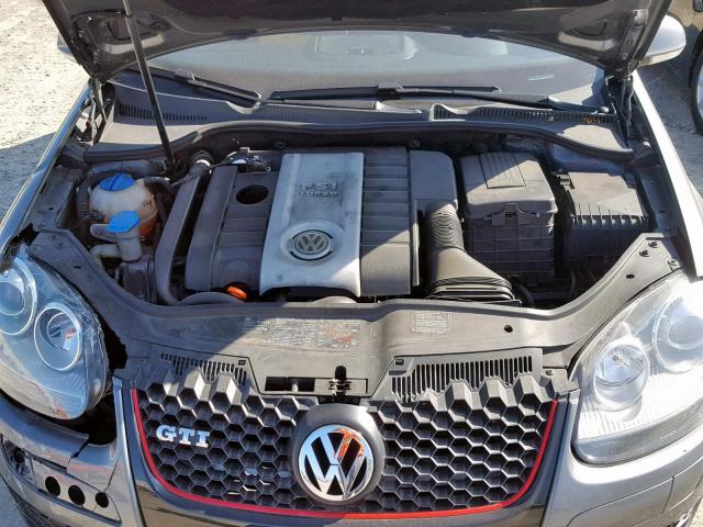 WVWEV71K16W091916 - 2006 VOLKSWAGEN NEW GTI GRAY photo 7