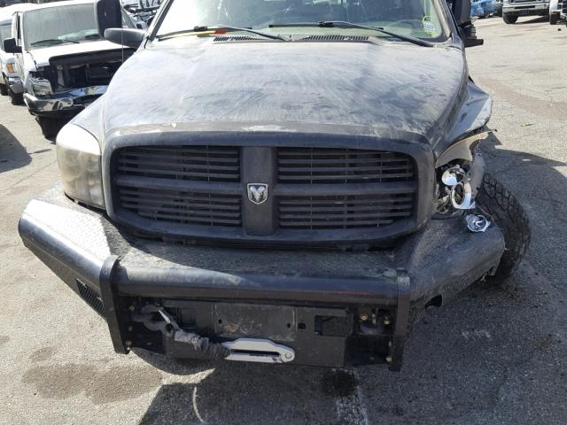 3D7KS29A68G203675 - 2008 DODGE RAM 2500 BLACK photo 7