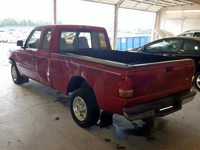 1FTCR14A1VPA45846 - 1997 FORD RANGER SUP MAROON photo 3