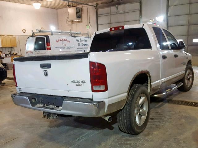 1D7HU18216S514073 - 2006 DODGE RAM 1500 S WHITE photo 4