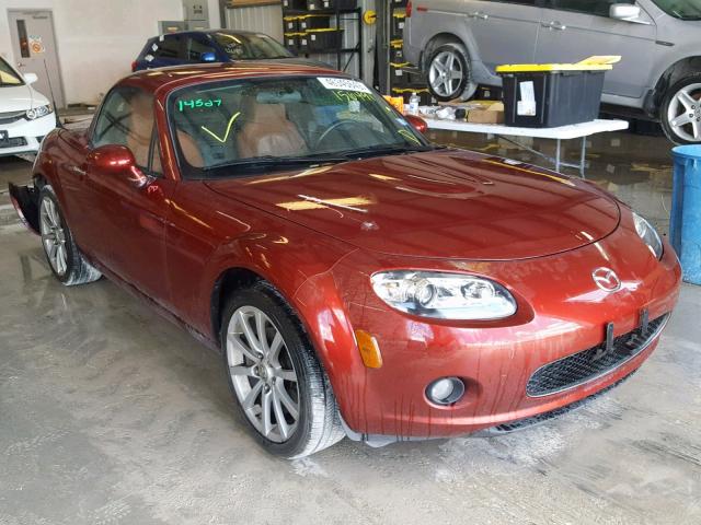 JM1NC26F080156491 - 2008 MAZDA MX-5 MIATA MAROON photo 1