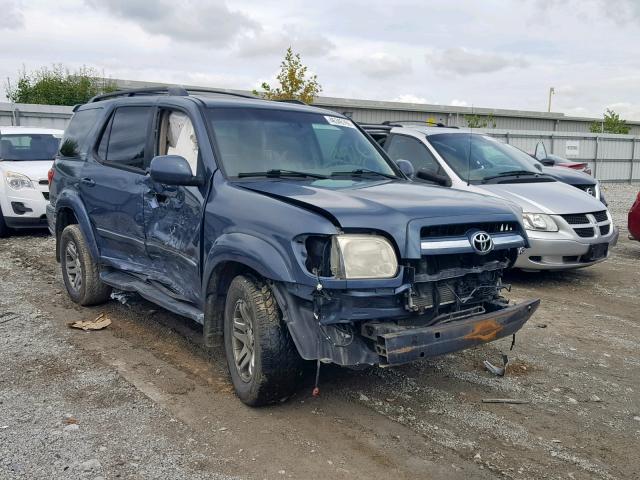 5TDBT48A55S251024 - 2005 TOYOTA SEQUOIA LI BLUE photo 1