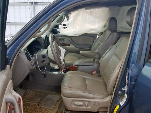 5TDBT48A55S251024 - 2005 TOYOTA SEQUOIA LI BLUE photo 5