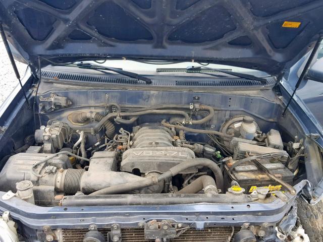 5TDBT48A55S251024 - 2005 TOYOTA SEQUOIA LI BLUE photo 7