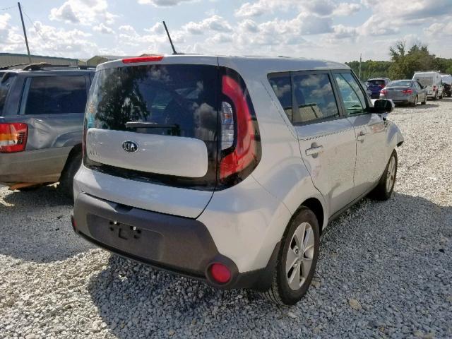 KNDJN2A26G7832395 - 2016 KIA SOUL SILVER photo 4