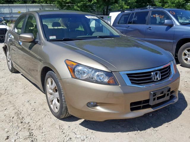 1HGCP36859A001631 - 2009 HONDA ACCORD EXL BEIGE photo 1