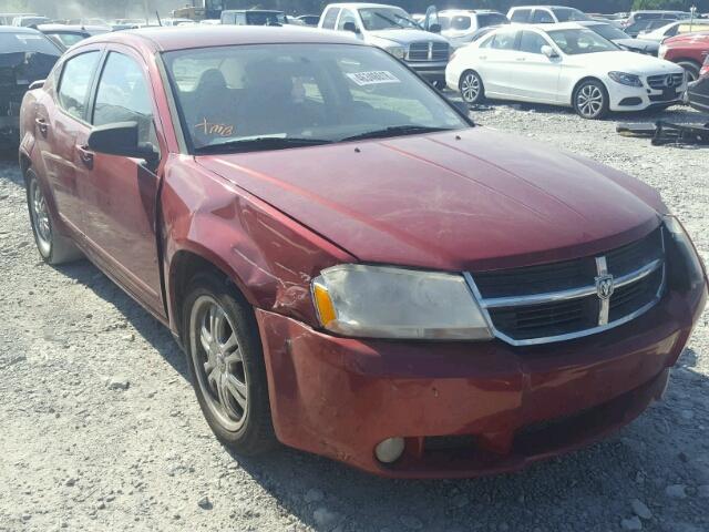 1B3LC56K78N166607 - 2008 DODGE AVENGER SX RED photo 1