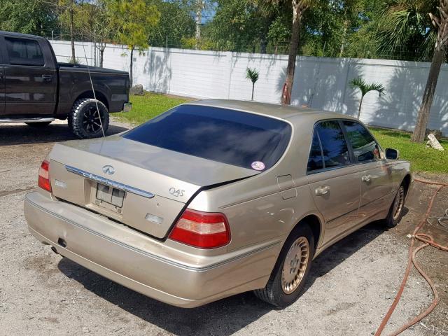 JNKBY31A41M100167 - 2001 INFINITI Q45 BASE TAN photo 4