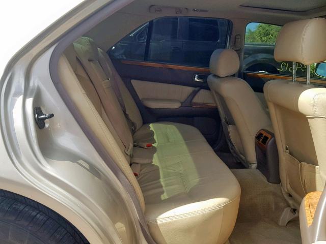 JNKBY31A41M100167 - 2001 INFINITI Q45 BASE TAN photo 6