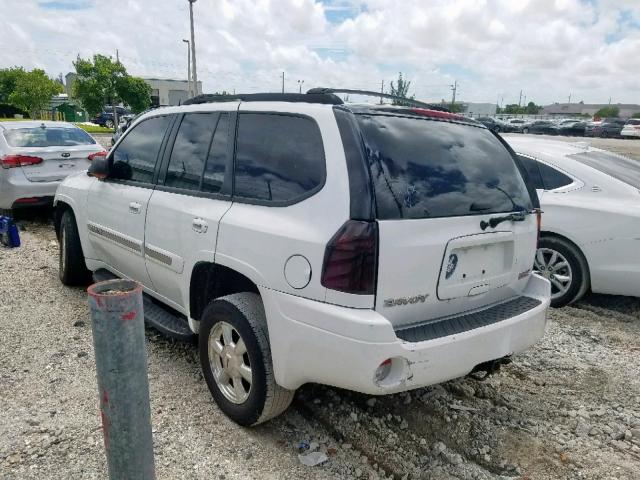 1GKDT13S852381690 - 2005 GMC ENVOY WHITE photo 3