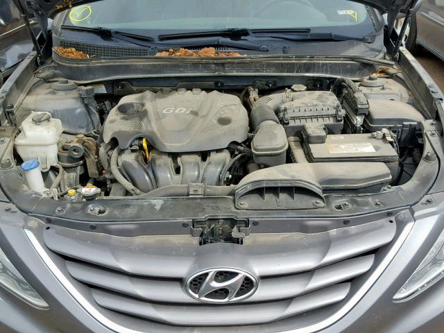 5NPEB4AC1DH691399 - 2013 HYUNDAI SONATA GLS SILVER photo 7