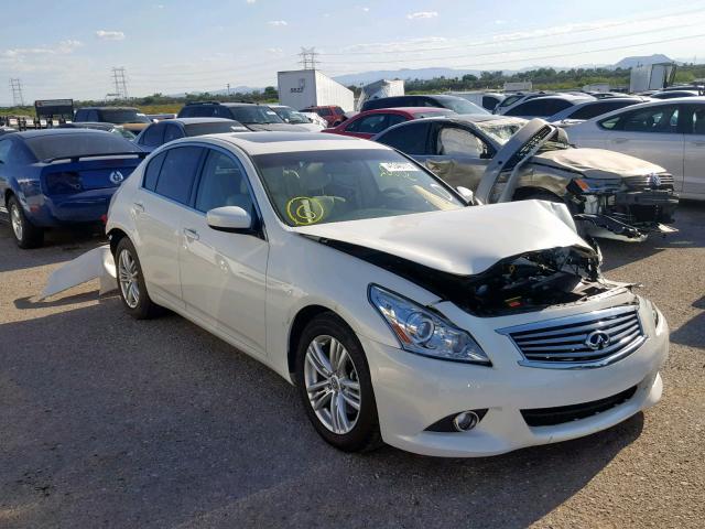 JN1CV6AP9CM622917 - 2012 INFINITI G37 BASE WHITE photo 1