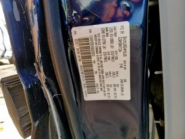 1D4GP25E45B333231 - 2005 DODGE CARAVAN SE BLUE photo 10