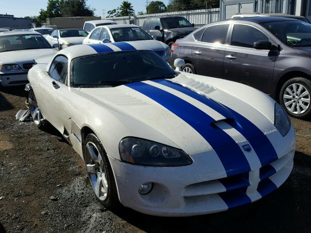 1B3JZ69Z86V101637 - 2006 DODGE VIPER SRT- WHITE photo 1