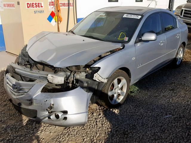 JM1BK123461422839 - 2006 MAZDA 3 S SILVER photo 2