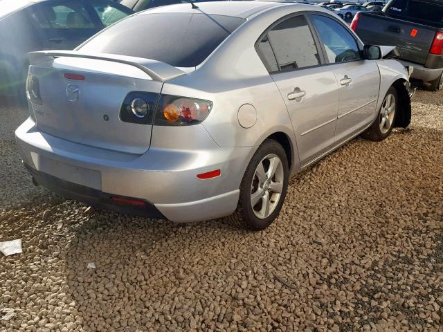 JM1BK123461422839 - 2006 MAZDA 3 S SILVER photo 4