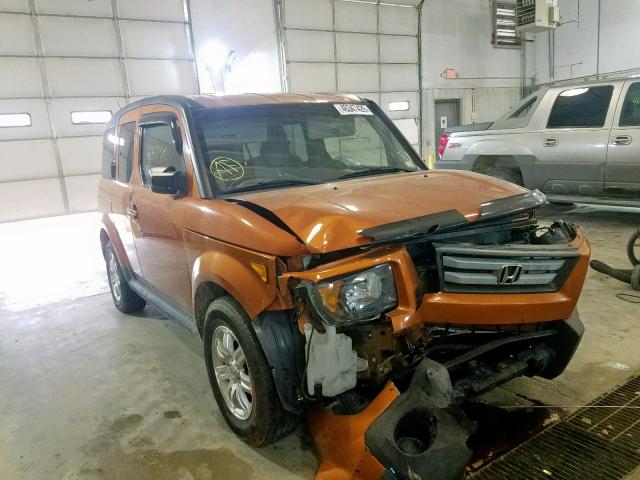 5J6YH28747L004614 - 2007 HONDA ELEMENT EX ORANGE photo 1