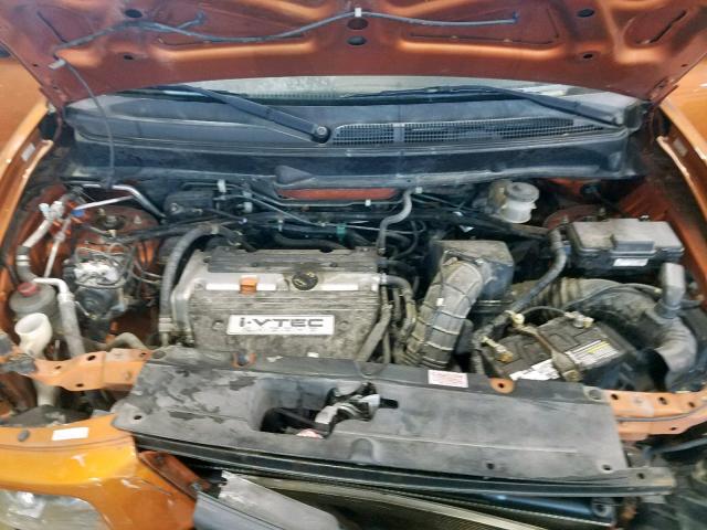 5J6YH28747L004614 - 2007 HONDA ELEMENT EX ORANGE photo 7