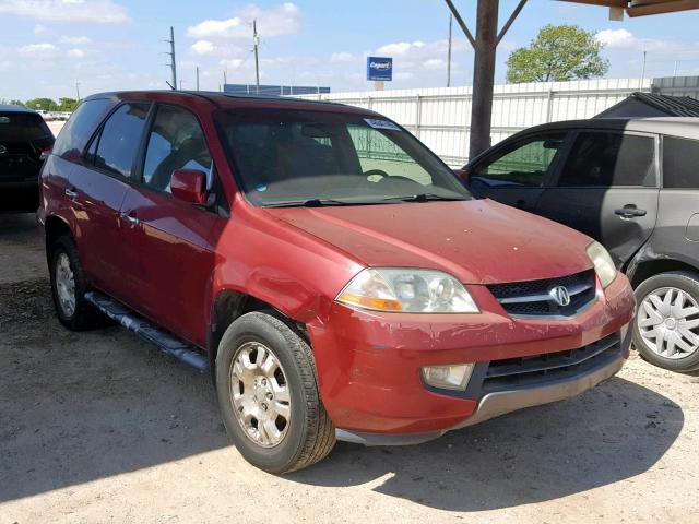 2HNYD18252H536759 - 2002 ACURA MDX RED photo 1