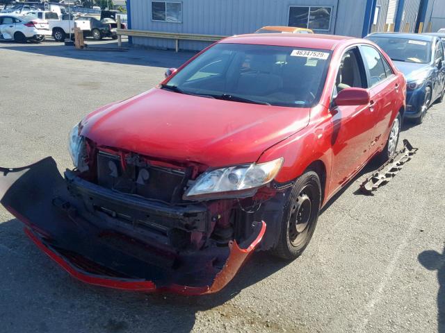 4T4BE46K49R113533 - 2009 TOYOTA CAMRY BASE RED photo 2