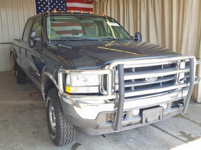 1FTSW31P84ED84462 - 2004 FORD F 350 CHARCOAL photo 1